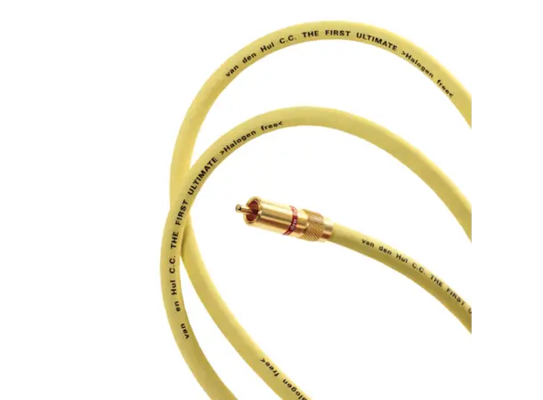 VdH FIRST Ultimate II, signal RCA, 1,2m Linear Struct. Carbon leder/skjerm 
